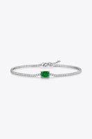 Adored 1 Carat Lab-Grown Emerald Bracelet