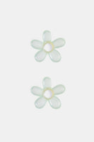 Flower Shape Resin Earrings