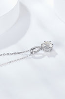 2 Carat 6-Prong Moissanite Pendant Necklace