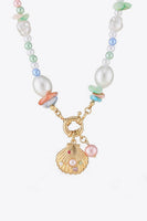 Colorful Synthetic Pearl Necklace