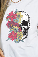 Simply Love Full Size Skull Graphic Cotton T-Shirt