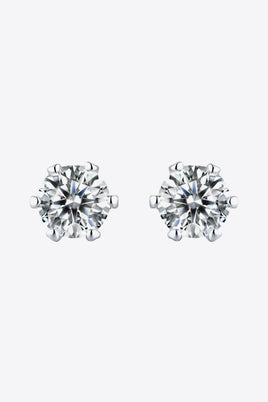 Good Days Ahead Moissanite Stud Earrings