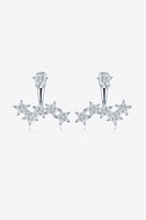 Zircon Star 925 Sterling Silver Single Earring