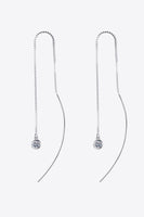 Moissanite 925 Sterling Silver Threader Earrings