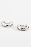 925 Sterling Silver Huggie Earrings