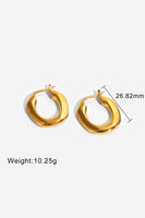 Oval Hoop Earrings