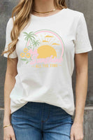 Simply Love Full Size SUNSHINE ALL THE TIME Graphic Cotton Tee