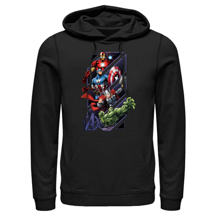 Men's Marvel Assemble Geometrics Lightweight Hoodie