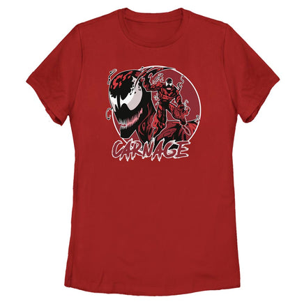 Women's Marvel Carnage Circle T-Shirt