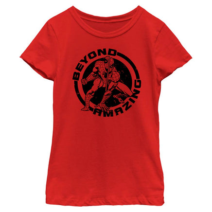 Girl's Marvel Spider-Man Beyond Amazing CIRCLE BEYOND AMAZING T-Shirt