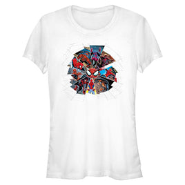 Junior's Marvel Spider-Man Beyond Amazing SPIDEY STAGES WEB T-Shirt