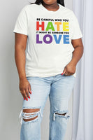 Simply Love Full Size Slogan Graphic Cotton Tee