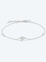 L To P Zircon 925 Sterling Silver Bracelet