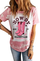 Cowboy Boots Graphic Short Sleeve Tee