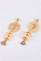 Tassel Shell Copper Earrings