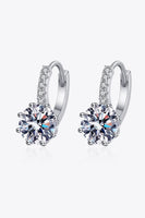 4 Carat Moissanite 925 Sterling Silver Earrings