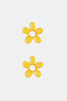 Flower Shape Resin Earrings