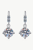 Moissanite Drop Earrings