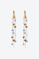 Beaded Long Chain Earrings