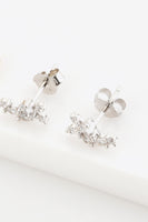 Zircon 925 Sterling Silver Stud Earrings