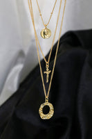 3-Piece 18K Gold-Plated Pendant Necklace