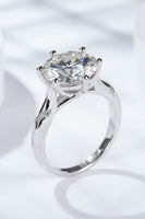 5 Carat  Moissanite Solitaire Ring