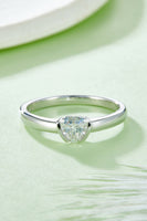 Moissanite 925 Sterling Silver Solitaire Ring