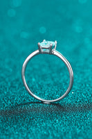 925 Sterling Silver Moissanite Solitaire Ring