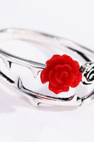 Rose Zinc Alloy Ring