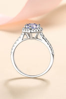 1 Carat Moissanite Heart-Shaped Ring