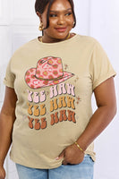 Simply Love Simply Love Full Size YEE HAH YEE HAH YEE HAH Graphic Cotton Tee