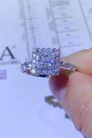 Adored 1 Carat Moissanite Square Ring