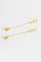 Zircon 925 Sterling Silver Chain Earrings