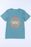 KINDNESS MATTERS Flower Graphic Tee