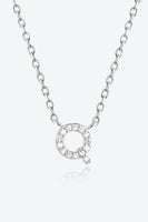 Q To U Zircon 925 Sterling Silver Necklace