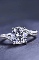 Keep Your Eyes On Me 3 Carat Moissanite Ring