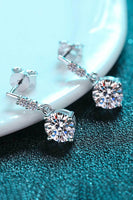 Moissanite Drop Earrings