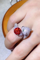 2 Carat Moissanite Adjustable Animal Ring