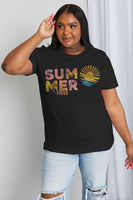 Simply Love Full Size SUMMER VIBES Graphic Cotton Tee