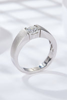 925 Sterling Silver I Carat Moissanite Ring